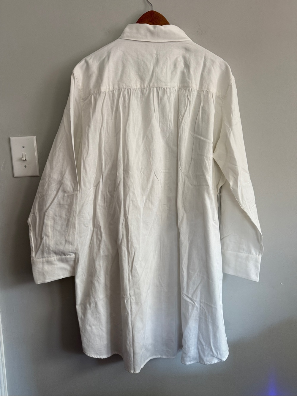 NWT Able Harris Oversized Button Down Shirt Dress, sz XXL - Picture 6 of 6
